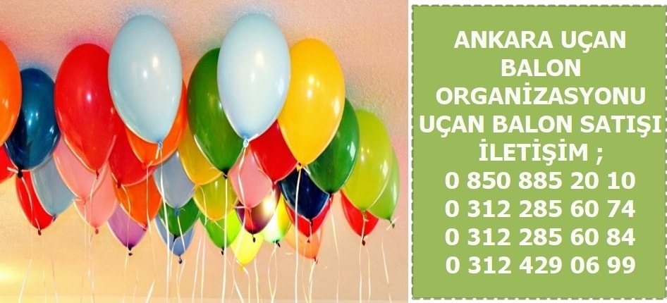 Ankara Aziziye Mah uçan balon helyum gazlı balon satışı